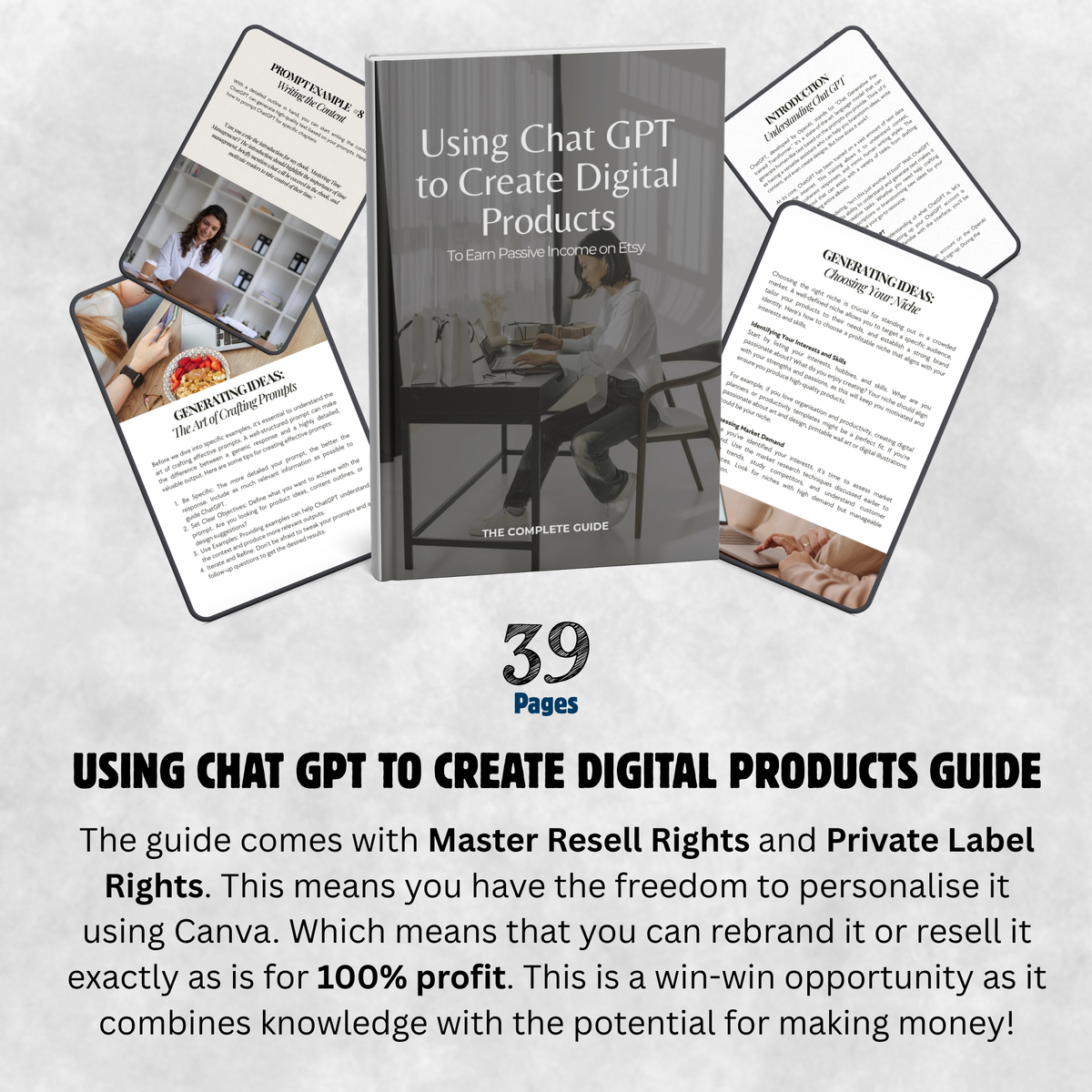 Using ChatGPT to Create Digital Products
